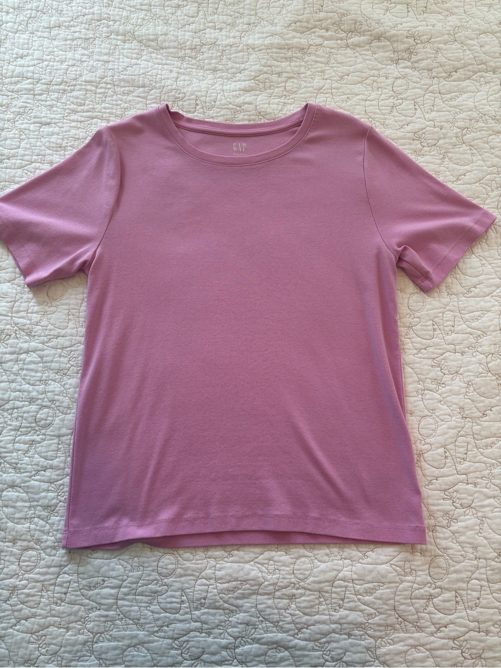 GAP Women’s Short Sleeve Modern Tee - Light Purple Pink